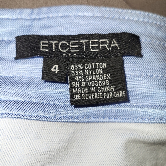 Etcetera beautiful blue A-line skirt - Picture 4 of 4